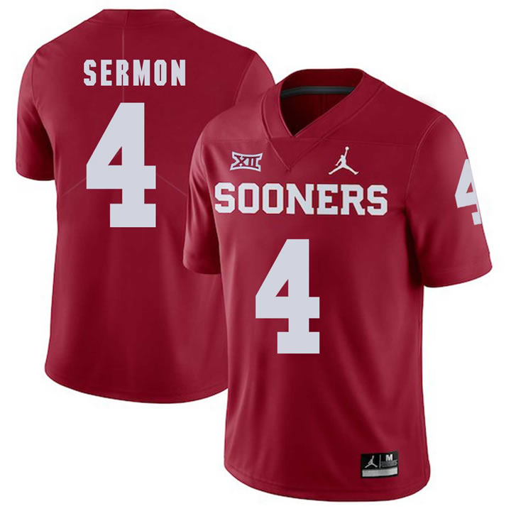 Oklahoma Sooners 4 Trey Sermon Red College Football Jersey Dzhi,We sell and wholesale Oklahoma Sooners 4 Trey Sermon Red College Football Jersey Dzhi on line form chian!